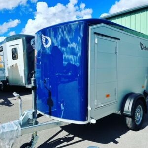 Debon Roadster C255 Box Van Trailer in gorgeous blue