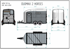 overhead plans drawings on the Maxi 2