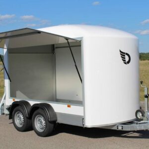 Debon C500 +side hatch trailer