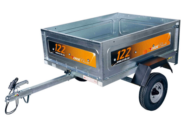 ERDE 122 UNBRAKED CAR TRAILER