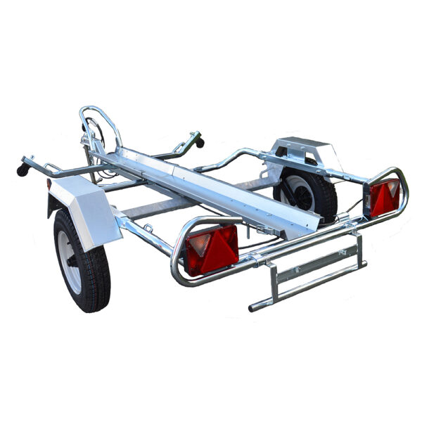 ERDE PM310 UNBRAKED SINGLE MOTOR BIKE TRAILER