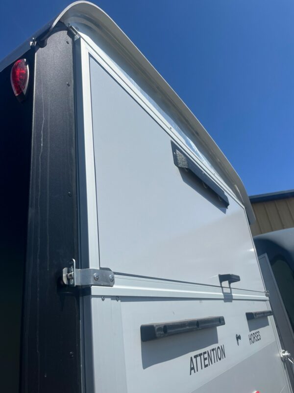 optional solid rear top door