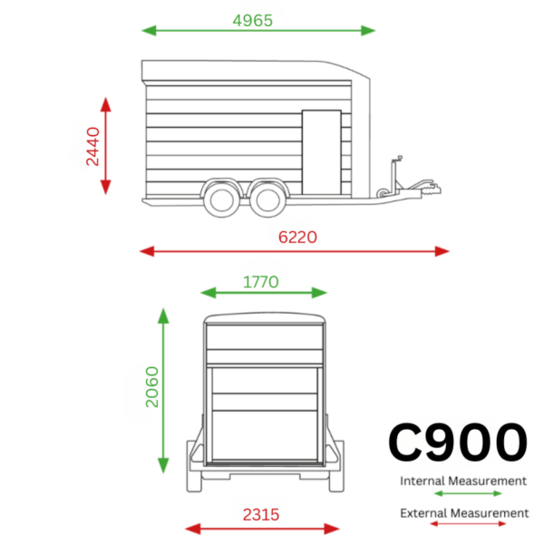 Debon C900 Van Trailer