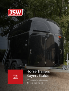 Horse trailers buyers guide