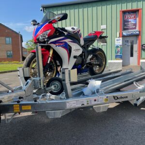 Debon Moto2 twin motorcycle trailer