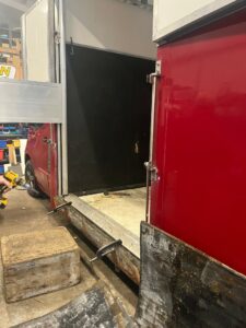Side ramp repairs to a 3.5ton Horsebox
