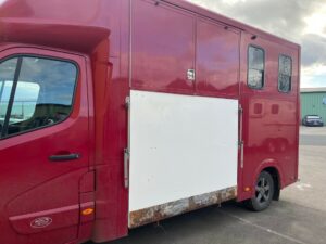 Side ramp repairs to a 3.5ton Horsebox
