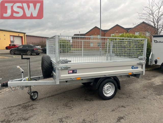 PW0-1 (1) Debon PW0 1500LUX Tipping trailer + Mesh