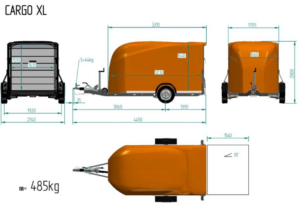 Dimentions on the new Cargo XL